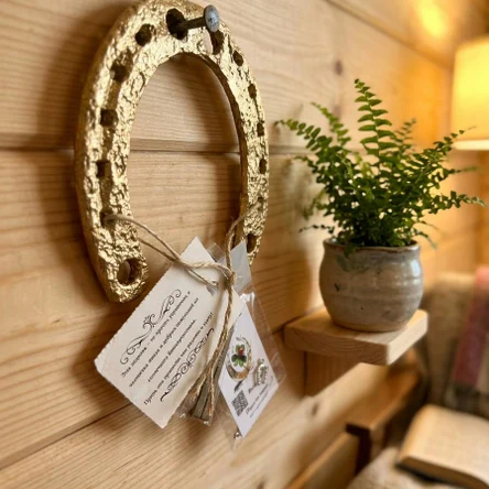 Подкова настоящая золото рандомная хоженая малая